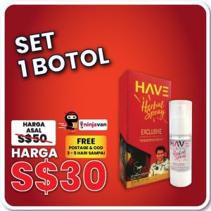 SET 1 BOTOL - FREE POSTAGE